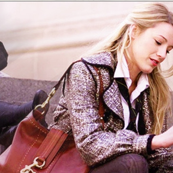 Gossip Girl COACH Black Hampton HOBO Bag - Picture 6 of 16